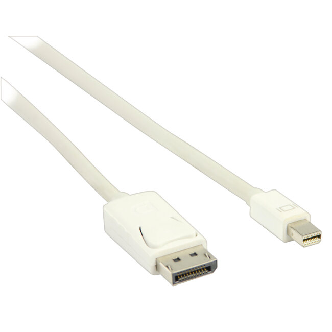 Mini DisplayPort - DisplayPort kabel - versie 1.1 (4K 30 Hz) / wit - 2 meter