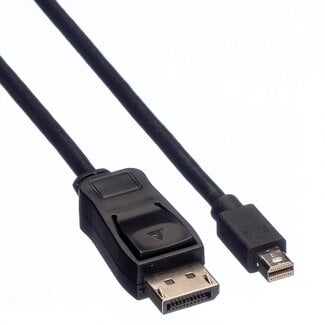 Nedis Mini DisplayPort - DisplayPort kabel - versie 1.1 (4K 30 Hz) / zwart - 1 meter