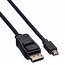 Mini DisplayPort - DisplayPort kabel - versie 1.1 (4K 30 Hz) / zwart - 1 meter