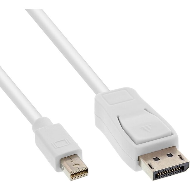 Mini DisplayPort - DisplayPort kabel - versie 1.2 (4K 60 Hz) - bi-directioneel / wit - 5 meter