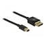 Mini DisplayPort - DisplayPort kabel - versie 1.4 / 8K gecertificeerd - 1 meter