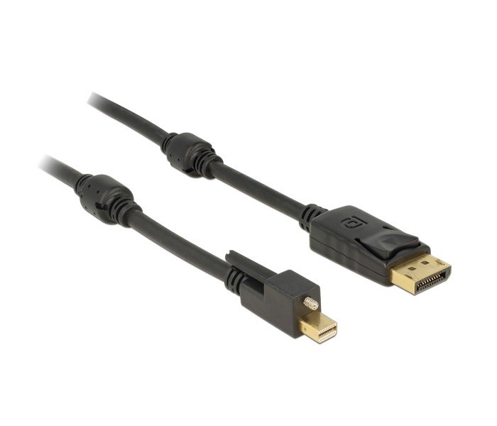 DeLOCK 83722 DisplayPort kabel 2 m Mini DisplayPort Zwart