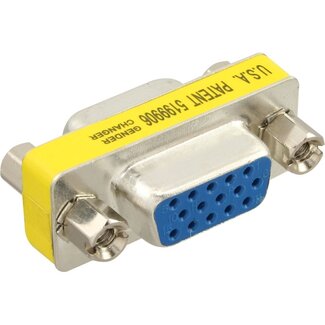 S-Impuls VGA (v) - VGA (v) koppelstuk / metaal