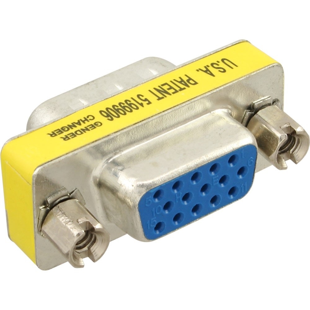 DeLOCK 65250. Aansluiting 1: VGA (D-Sub), Aansluiting 2: VGA (D-Sub), Contact geleider materiaal: Nikkel. Kleur van het product: Zwart, Zilver, Geel