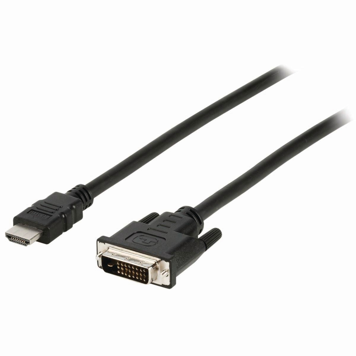 S-Conn HDMI - DVI-D 3m 3m HDMI DVI-D Zwart