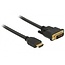 Premium DVI-D Dual Link - HDMI kabel / zwart - 3 meter