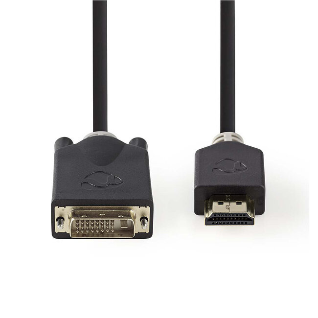 Nedis DVI-D Dual Link - HDMI kabel - 2 meter