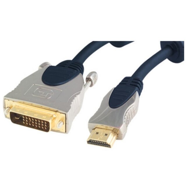 Hoge kwaliteit DVI-D Dual Link - HDMI kabel - 1 meter