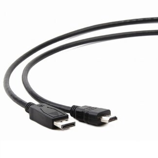 Dolphix DisplayPort naar HDMI kabel - Low Cost - DP 1.1 / HDMI 1.3 (Full HD 1080p) / zwart - 1,5 meter