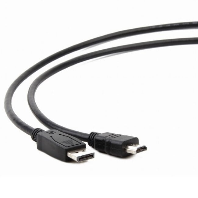 DisplayPort naar HDMI kabel - Low Cost - DP 1.1 / HDMI 1.3 (Full HD 1080p) / zwart - 1,5 meter