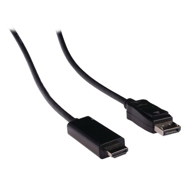 DisplayPort naar HDMI kabel - DP 1.1 / HDMI 1.3 (Full HD 1080p) / zwart - 1 meter