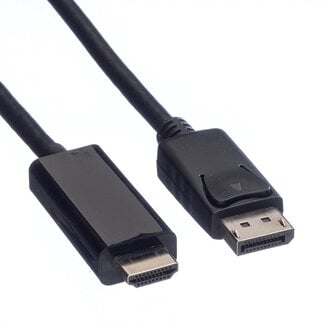 Goobay DisplayPort naar HDMI kabel - DP 1.2 / HDMI 2.0 (4K 60Hz) / zwart - 2 meter
