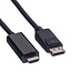 DisplayPort naar HDMI kabel - DP 1.2 / HDMI 2.0 (4K 60Hz) / zwart - 7,5 meter