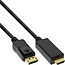 Premium DisplayPort naar HDMI kabel - DP 1.2 / HDMI 2.0 (4K 60Hz) / zwart - 0,50 meter