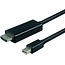 Mini DisplayPort 1.2 naar HDMI 2.0 kabel (4K 60 Hz) / zwart - 3 meter