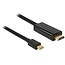 Premium Mini DisplayPort 1.1a naar HDMI 1.3 kabel (Full HD 1080p) / zwart - 1 meter