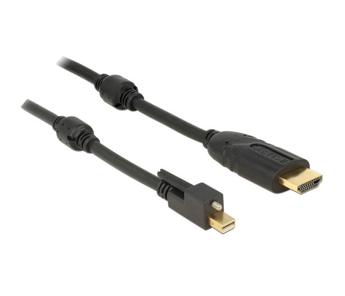 DeLOCK 83731 video kabel adapter 3 m Mini DisplayPort HDMI Zwart