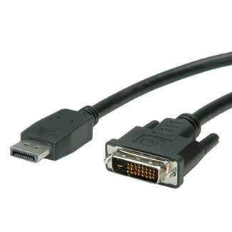Value DisplayPort 1.1 naar DVI kabel  (1920 x 1200) /  LSZH - UL - 1 meter