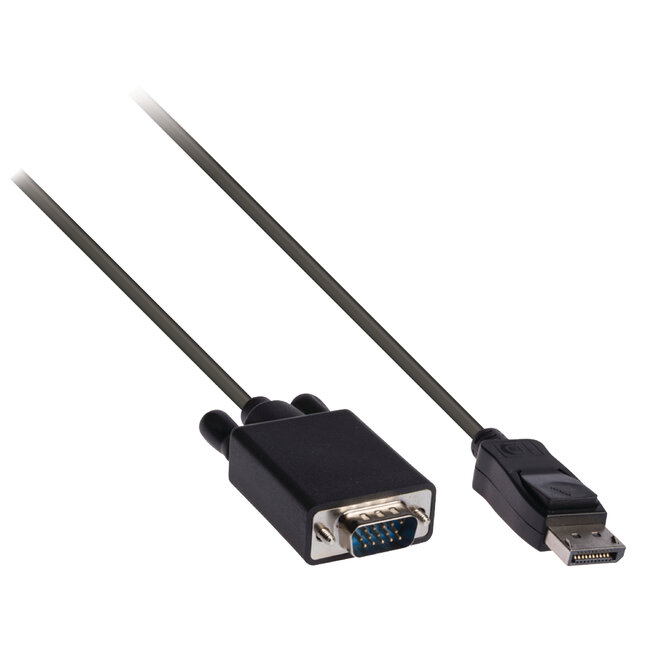 DisplayPort 1.1 naar VGA kabel / zwart - 1 meter