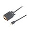 Mini DisplayPort 1.2 naar VGA kabel / zwart - 5 meter
