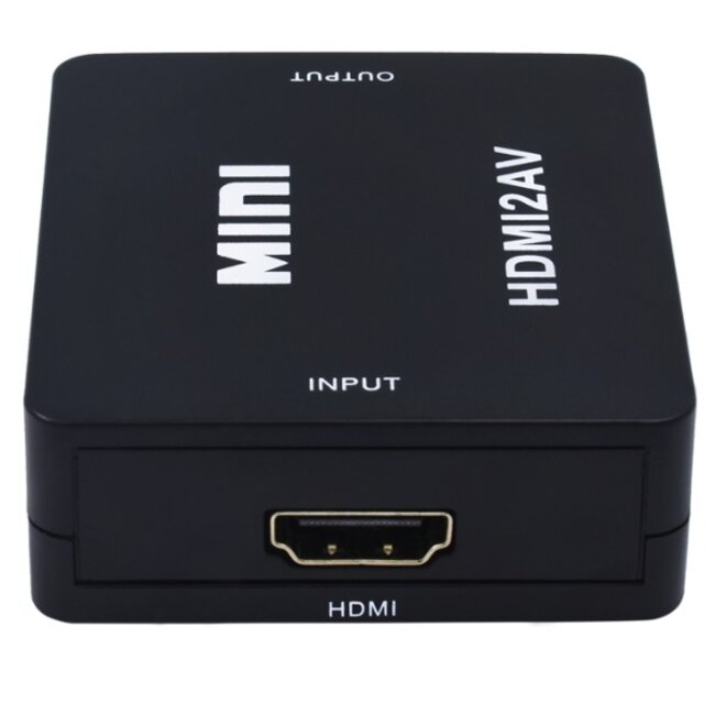 HDMI naar Tulp Composiet AV converter / zwart