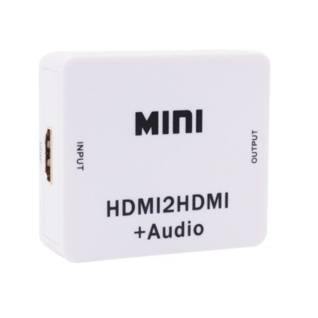 HDMI naar stereo audio extractor - HDMI 1.3 (Full HD) / wit