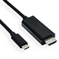 USB-C naar HDMI 4K 60Hz actieve kabel / zwart - 5 meter