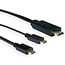 USB-C naar HDMI 4K 60Hz en USB-C PD 60W (v) kabel / zwart - 2 meter