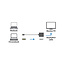 USB-C naar DisplayPort adapter met DP Alt Mode (4K 60 Hz) / wit - 0,15 meter