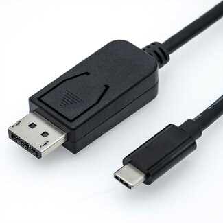 S-Impuls USB-C naar DisplayPort kabel met DP Alt Mode (4K 60 Hz) / zwart - 1 meter