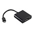 USB-C naar DisplayPort adapter met DP Alt Mode (4K 60 Hz) / zwart - 0,15 meter