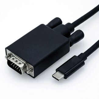S-Impuls USB-C naar VGA kabel met DP Alt Mode (1920 x 1200) / zwart - 1 meter