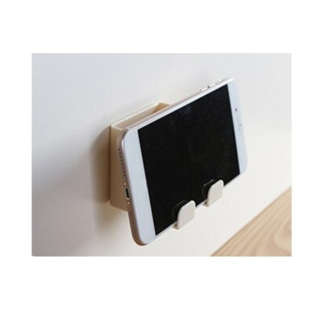 Houder voor afstandsbediening en telefoon / wit