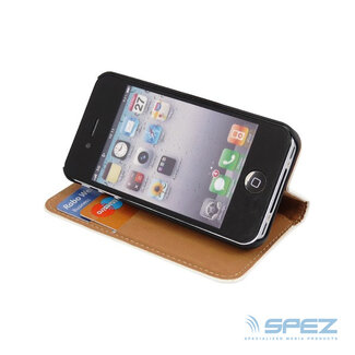Spez Wallet Case wit voor Apple iPhone 4 / 4s