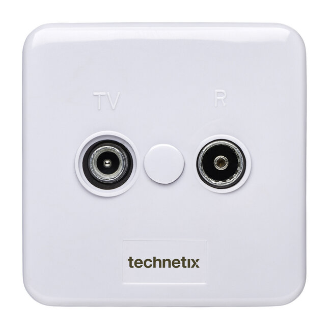 Technetix wandcontactdoos TRAS-2000 SHOP compleet / KabelKeur en Ziggo Geschikt