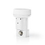 Nedis universele Single LNB / wit