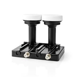 Nedis Nedis universele Twin Monoblock LNB 4.3° / zwart