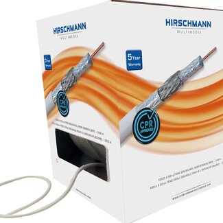 Hirschmann Hirschmann KOKA 9 Eca 4G/LTE proof coaxkabel in doos voor binnen / wit - 250 meter