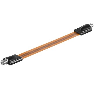 MaxTrack F (v) - F (v) deur/raam coax adapter - 0,30 meter