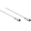 F (m) - F (m) coaxkabel | <70 dB | CCS | recht | wit | 15 meter