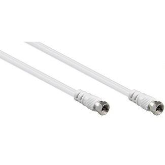 Goobay F (m) - F (m) coaxkabel | <70 dB | CCS | recht | wit | 20 meter