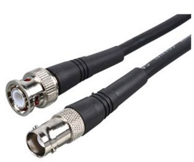 BNC (m) - BNC (v) verlengkabel - RG58 - 50 Ohm / zwart - 2 meter