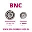 BNC (m) - BNC (m) koppelstuk - 75 Ohm
