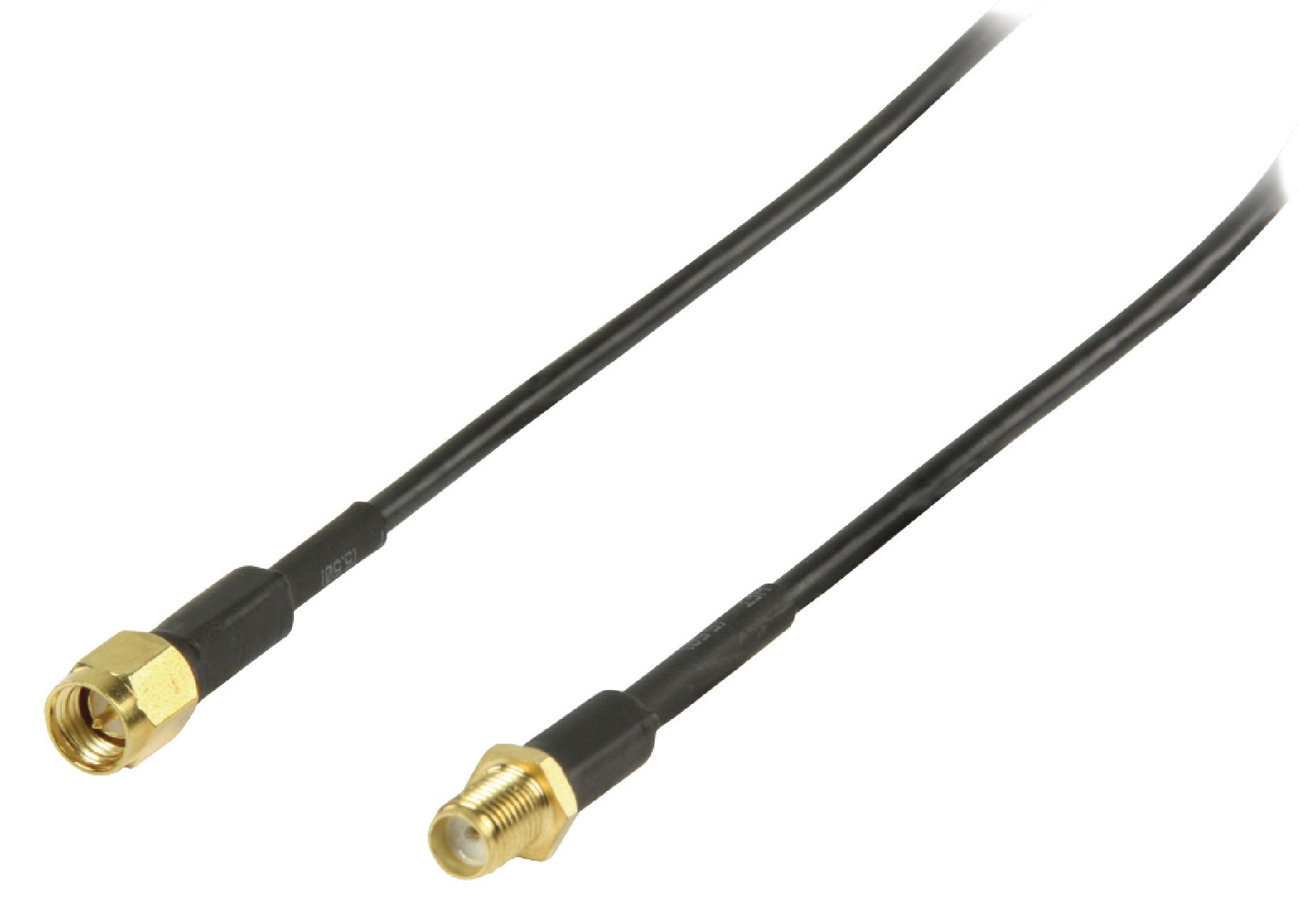 Nedis CSGL02010BK50. Snoerlengte: 5 m, Aansluiting 1: SMA, Aansluiting 2: SMA. Aantal per verpakking: 1 stuk(s)