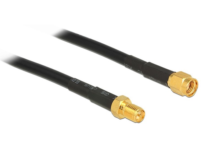 Delock - SMA Reverse Verlengkabel - 2 meter
