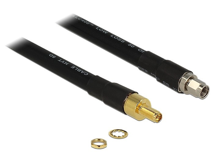 RP-SMA - RP-SMA | Verlengkabel | 3 meter |  | DeLOCK