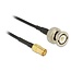 SMB (m) - BNC (m) kabel - RG174 - 50 Ohm / zwart - 1 meter