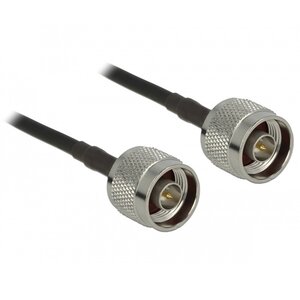 N (m) - N (m) kabel - LMR195/RF195 - 50 Ohm / zwart - 1 meter