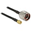 N (m) - SMA (m) kabel - CFD200/RF200 - 50 Ohm / zwart - 10 meter