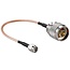 N (m) - RP-SMA (m) kabel - RG316 - 50 Ohm / transparant - 0,15 meter